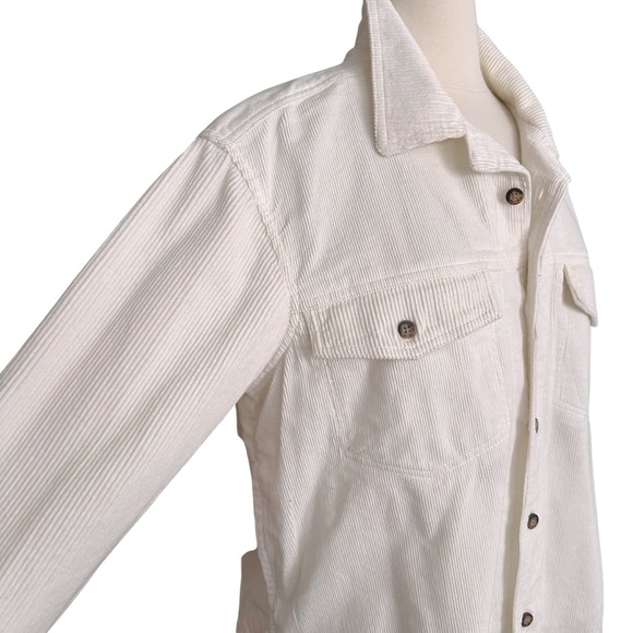 RIP CURL Stevie Cord Cream Shirt Coastal Cowgirl Surfer Style Shacket Size M NWT - Picture 4 of 15